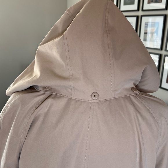 Weatherproof Water Resistant Button Front Hooded Topper Jacket Size 2X - Picture 6 of 12